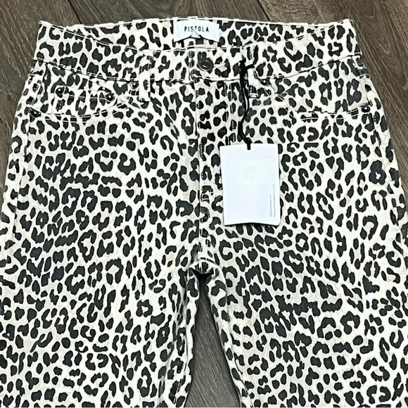Pistola Aline High Rise Skinny Leopard Print 26 Women’s Jeans Outdoor Festival - Picture 9 of 9